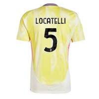 Maglie da calcio Juventus Manuel Locatelli #5 Seconda Maglia 2024-25 Manica Corta